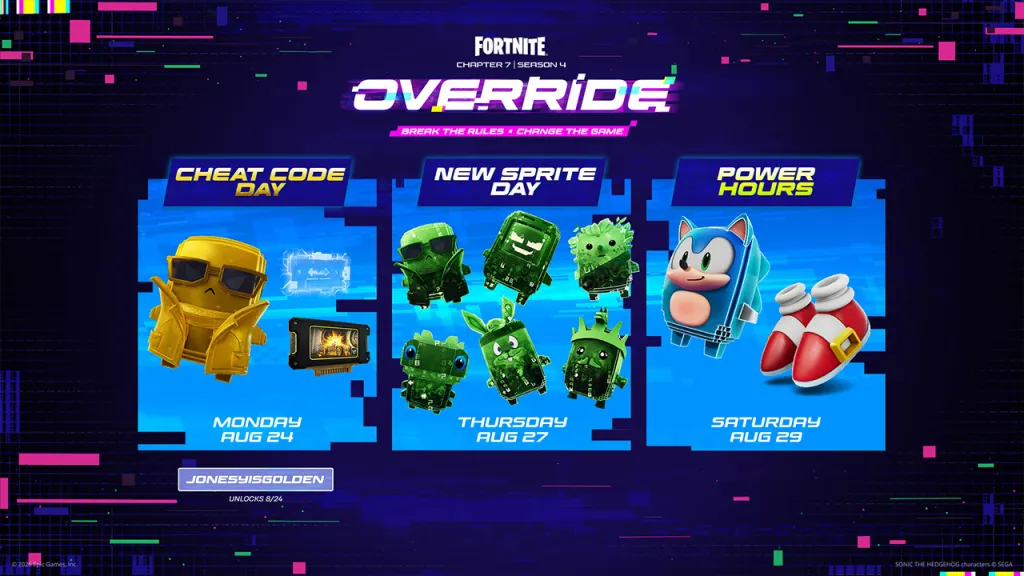 Fortnite Sprite Event August 24