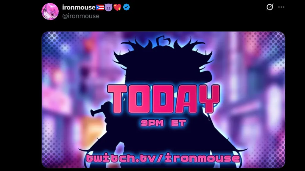 Fortnite Ironmouse Stream