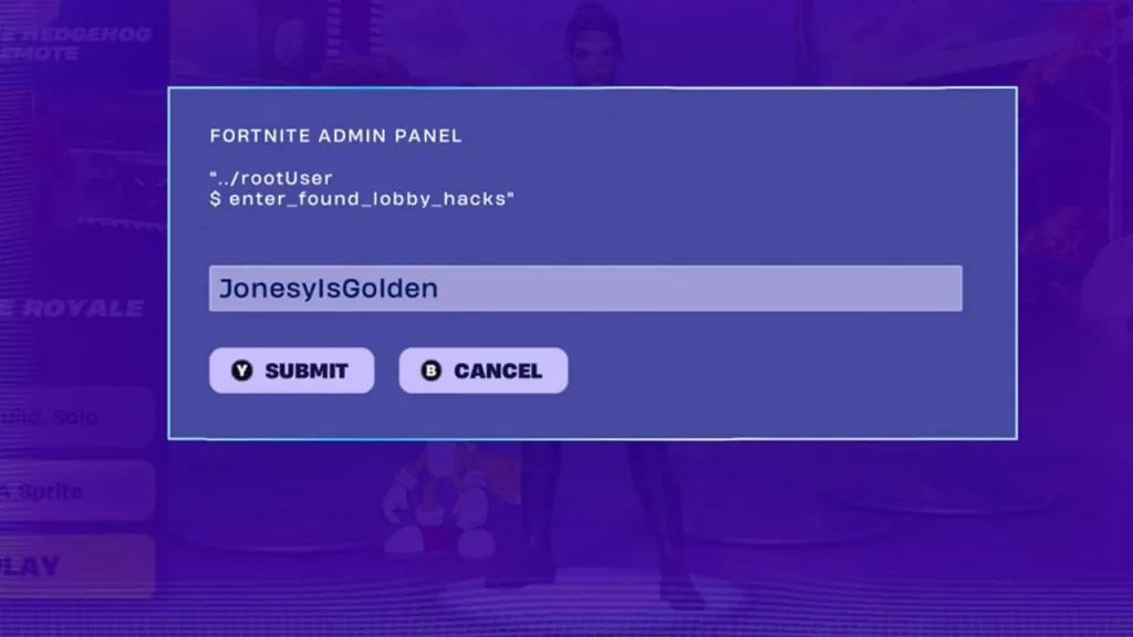 Fortnite Lobby Hacks Gold Jonesy