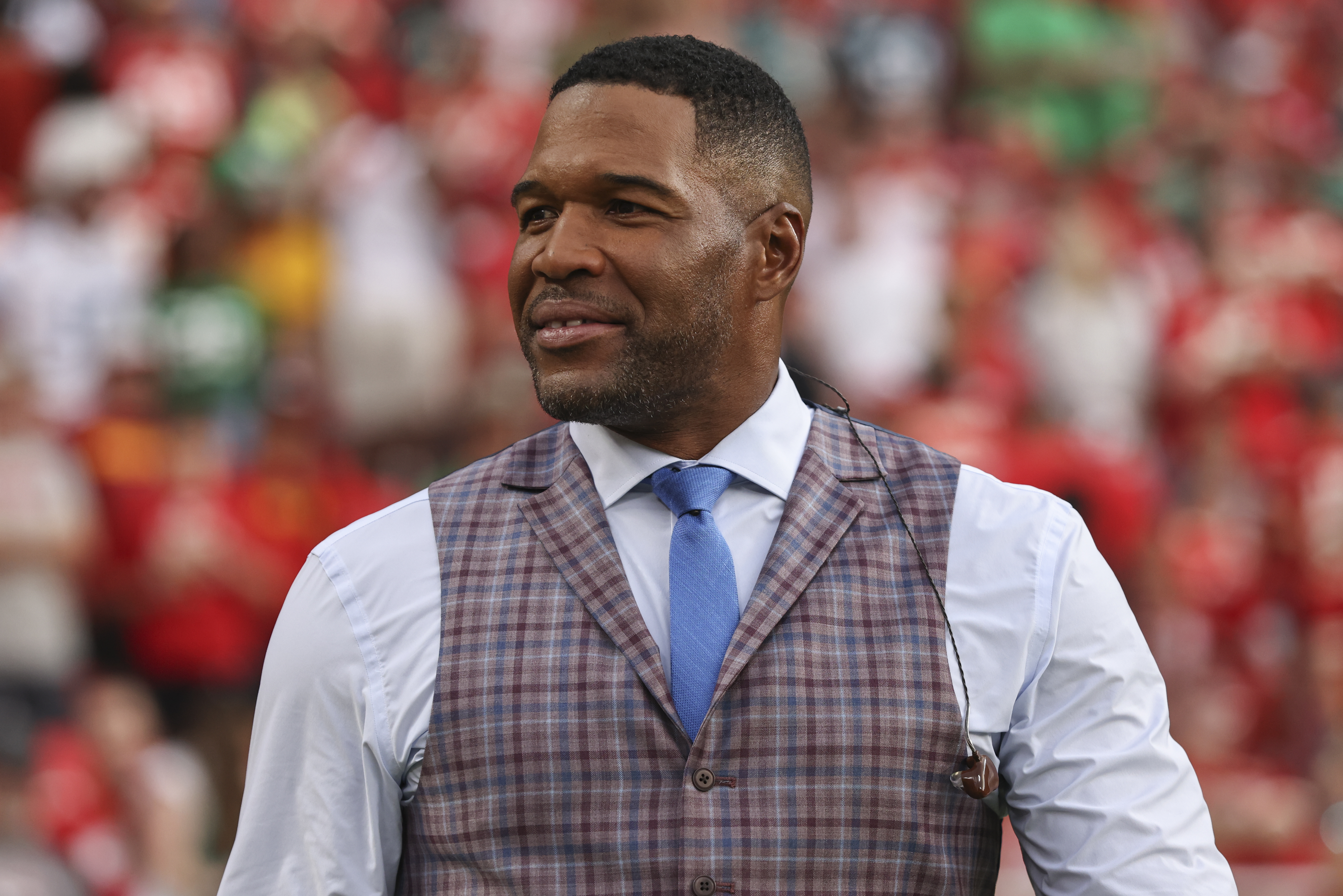 Fox Sports analyst Michael Strahan.