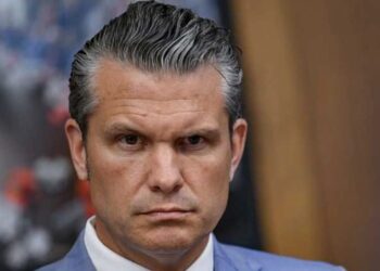 Outrage after ‘punk’ Pete Hegseth drops slur in military speech: ‘So pathetic’