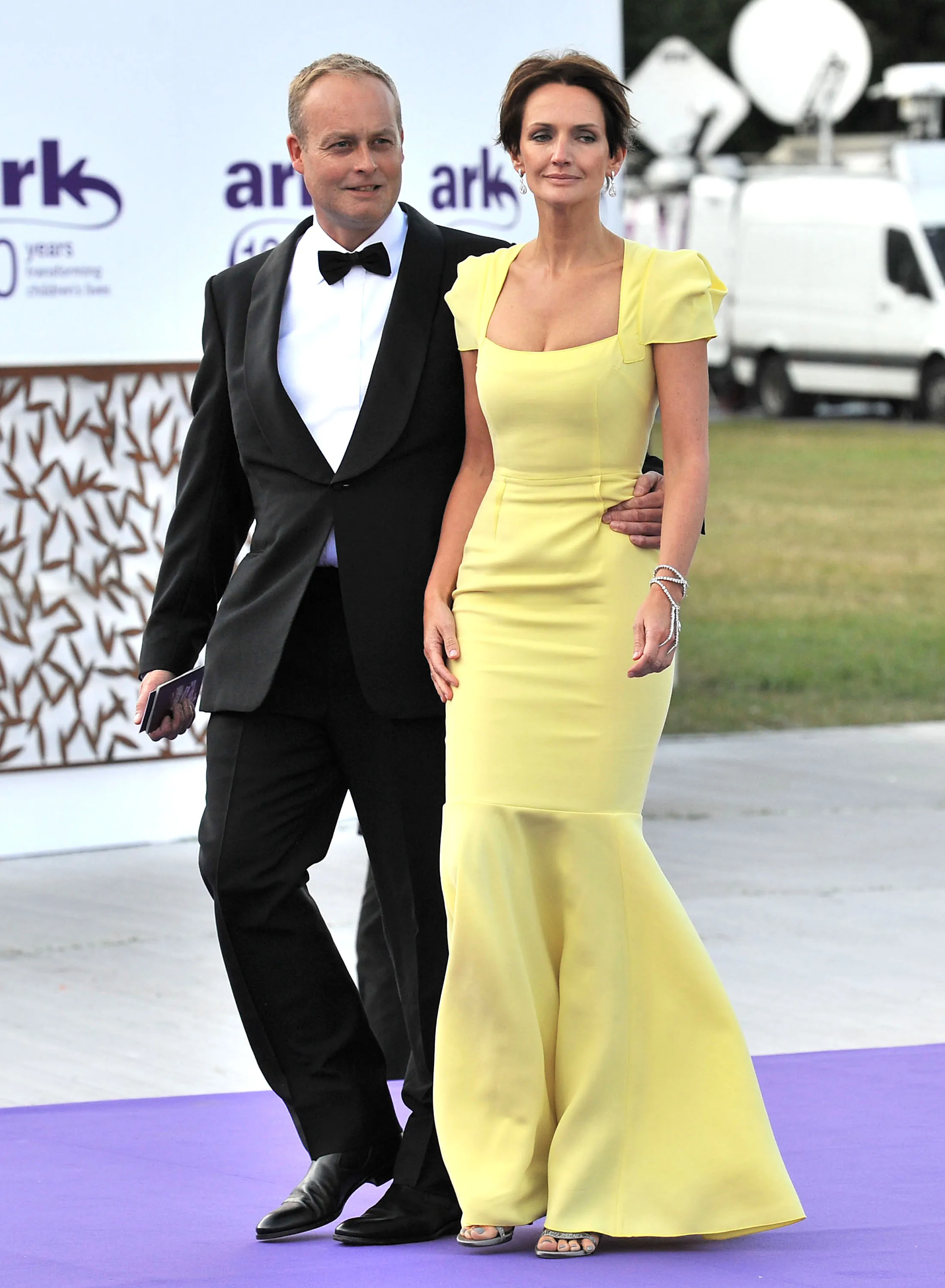 Saffron Aldridge and Ian Wace at the 10th Annual Ark Gala Dinner.