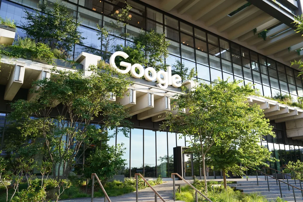 The Google office building at 335 West Houston Street in New York, NY.