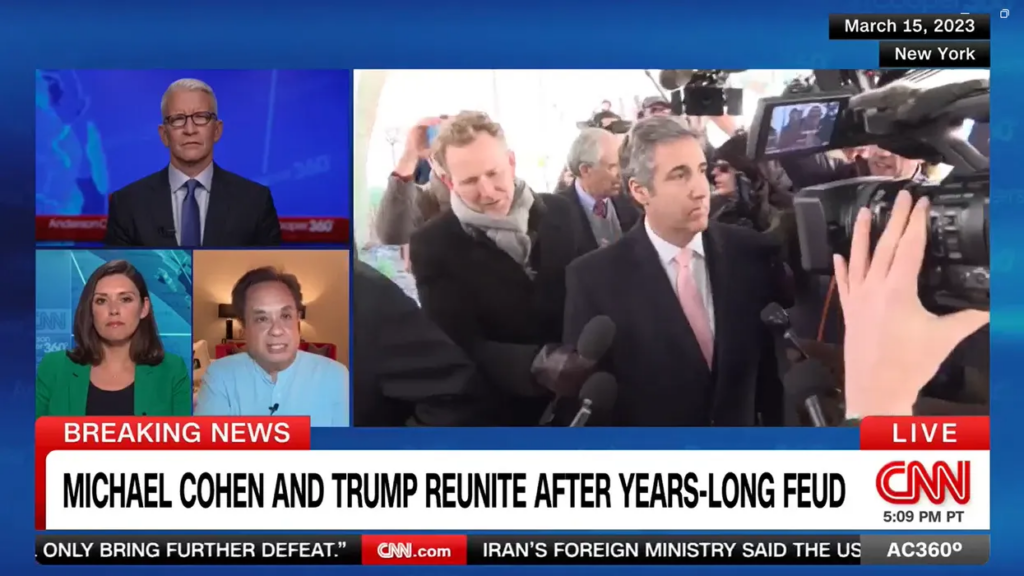 George Conway roasts Michael Cohen’s ‘narcissistic lovefest’ with Trump on CNN: ‘Comical’