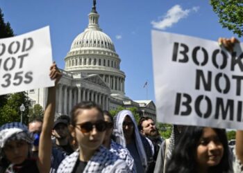 The left is winning the argument on aid to Israel. The next step will be harder.