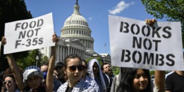 The left is winning the argument on aid to Israel. The next step will be harder.