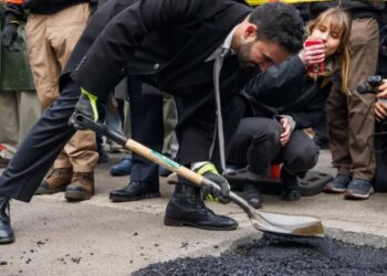 How do you rebuild trust in the government? One pothole at a time.