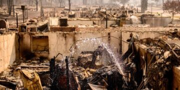 Wildfires come for the suburbs