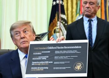 Trump takes aim at childhood vaccines