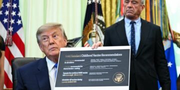 Trump takes aim at childhood vaccines