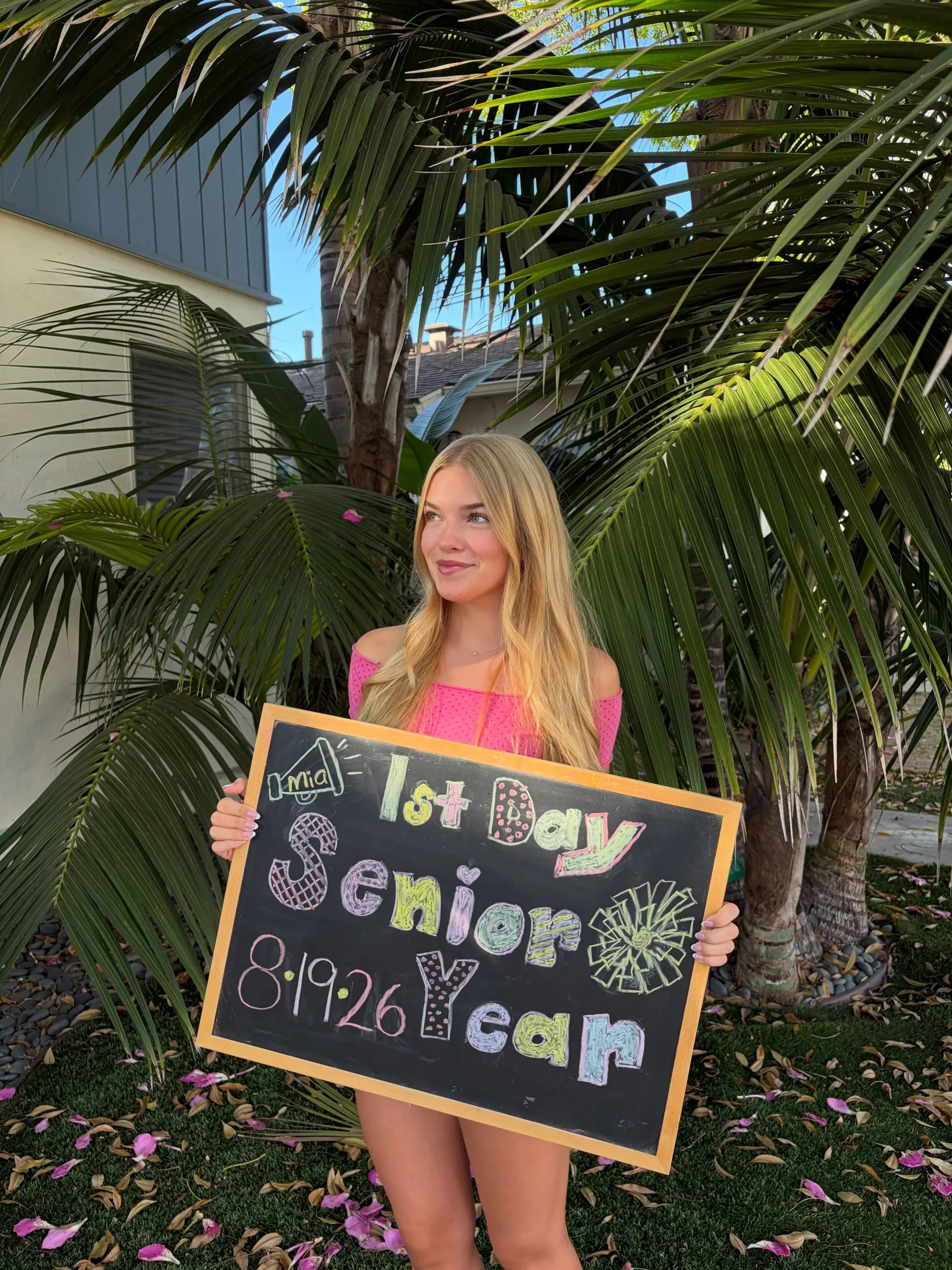 Mia Talerico, the former child star of 'Good Luck Charlie', is all grown up in a photo marking her senior year of high school.