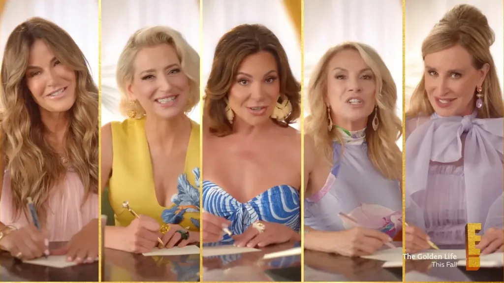 Collage of five women writing on paper, smiling and looking forward.