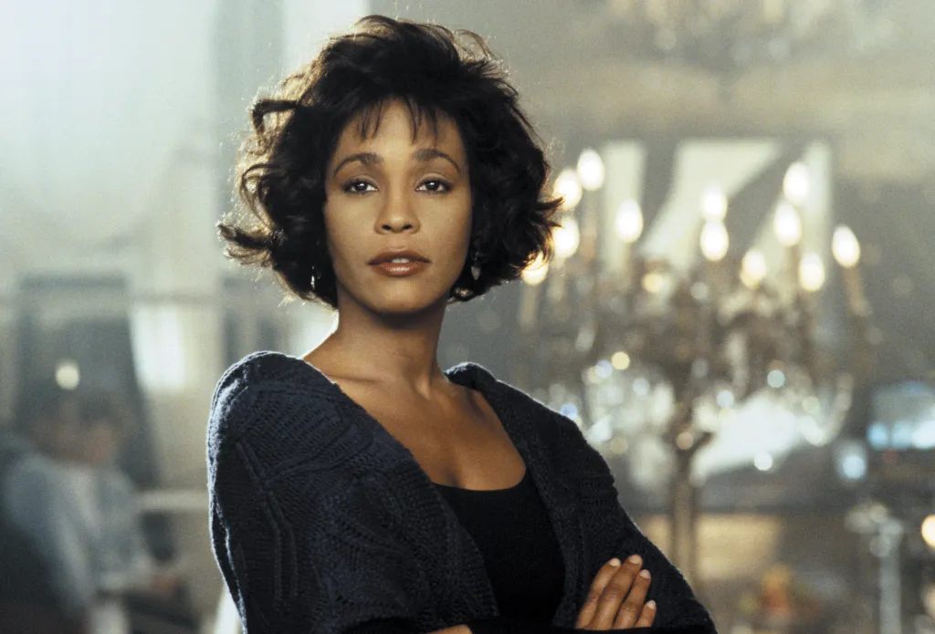 Whitney Houston in a film still from the movie 