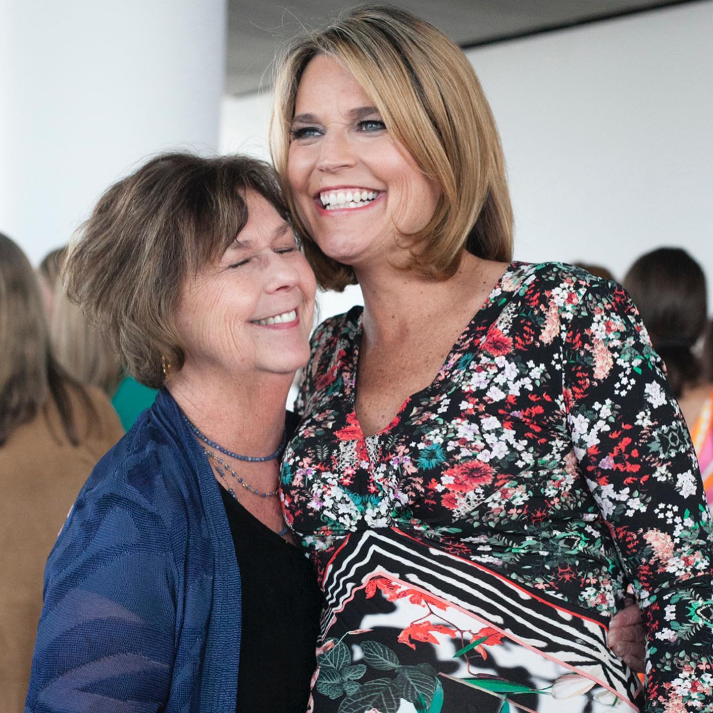 Nancy Guthrie and Savannah Guthrie pose together.