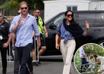 Prince Harry, Meghan Markle and their kids arrive back in the UK