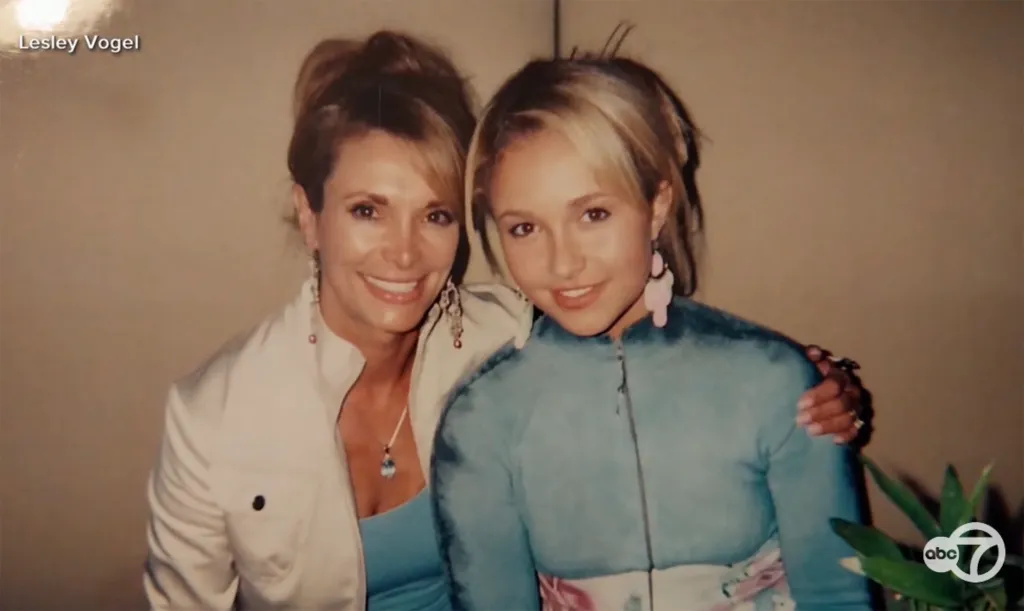 Hayden Panettiere with her mother Lesley Vogel.