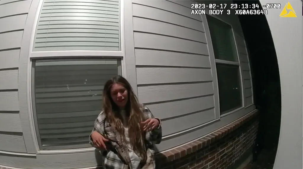 Herriman City Police Department bodycam footage showing the arrest of influencer Taylor Frankie Paul.
