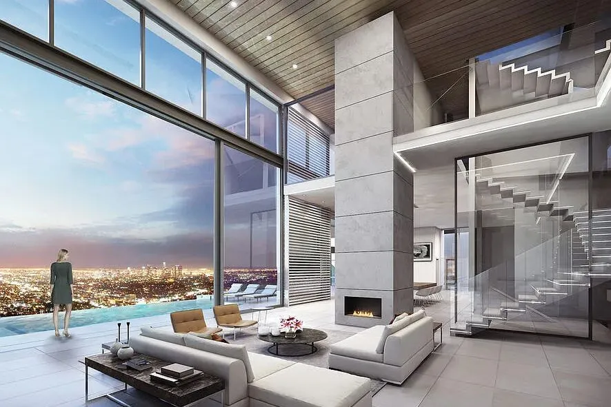 A rendering shows a proposed house on a lot in Los Angeles, where Hayden Panettiere once lived with her mother before the home was torn down and listed for sale.