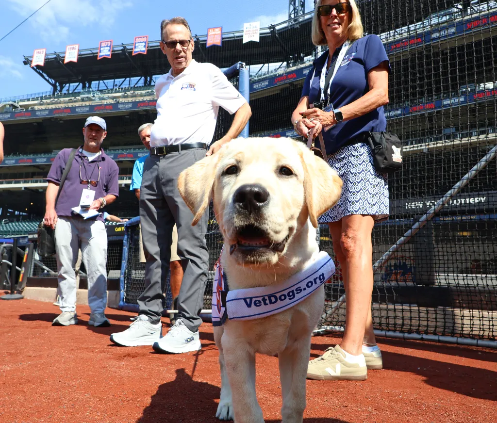 Howie on the Citi Field lawn.