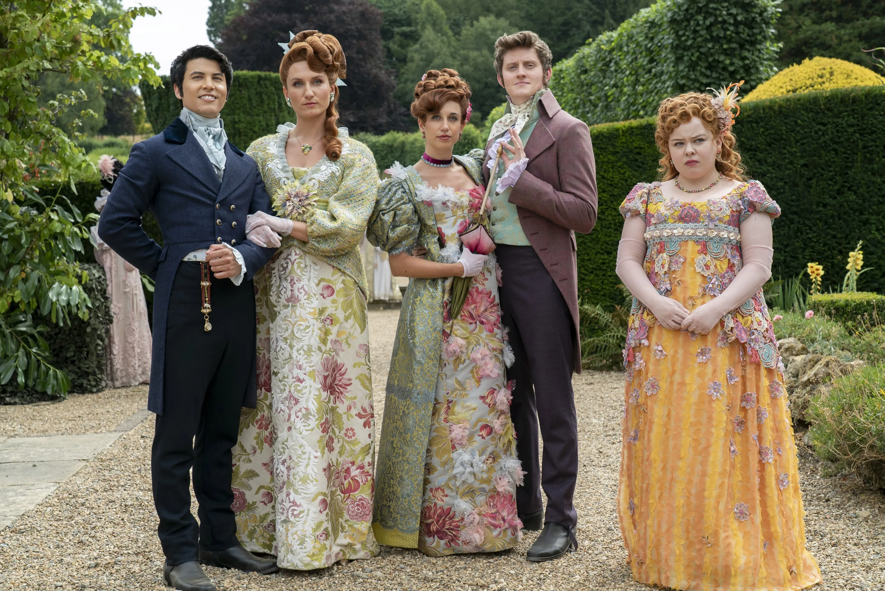 James Phoon, Bessie Carter, Harriet Cains, Lorn Macdonald and Nicola Coughlan.
