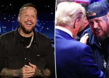 Jelly Roll makes rare comment on his political affiliation after Trump jokes on ‘Jimmy Kimmel Live!’