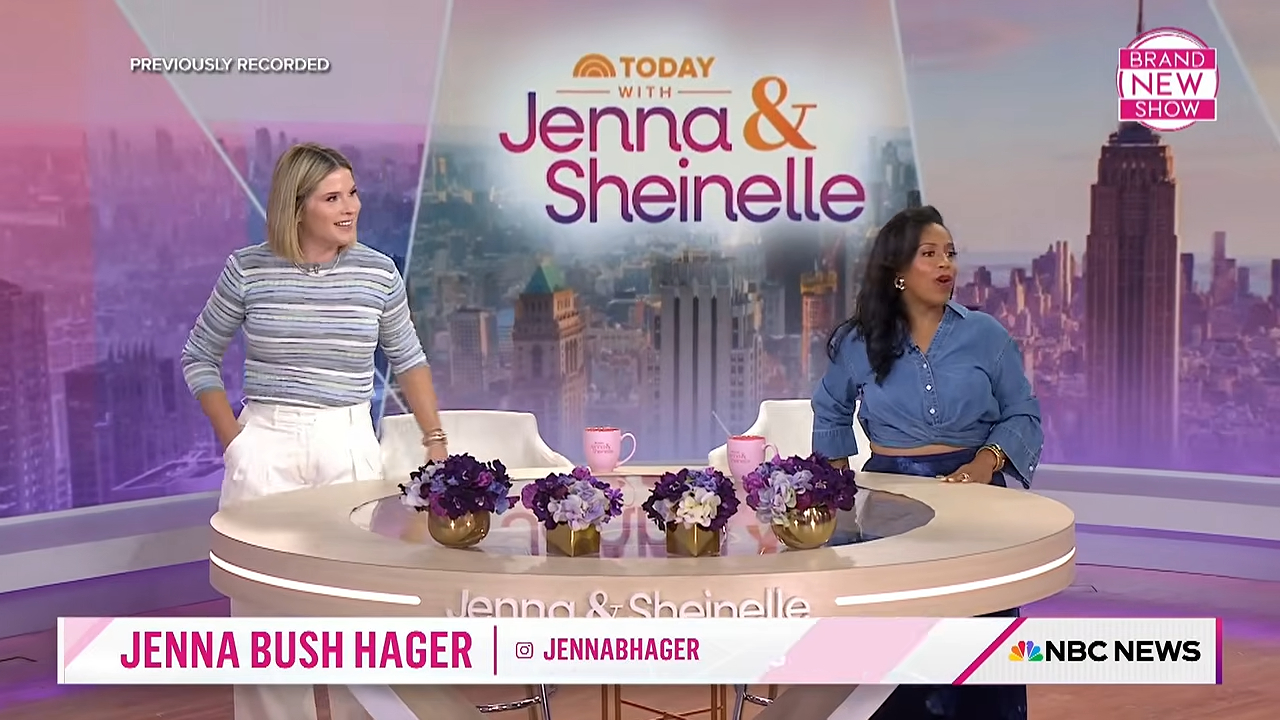 Jenna Bush Hager, Sheinelle Jones.