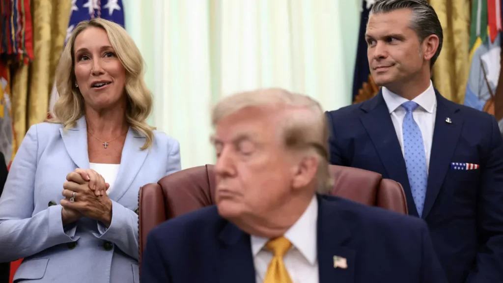 Pentagon insiders rattled by Pete Hegseth’s ‘bonkers’ reliance on his wife: NYT