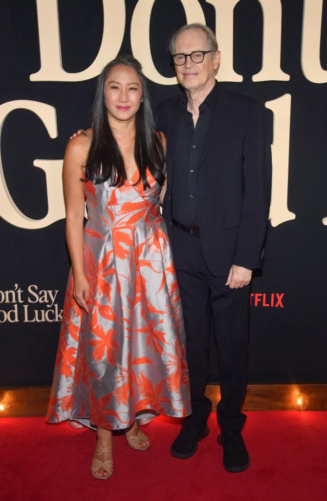 Karen Ho and Steve Buscemi attends Netflix's 