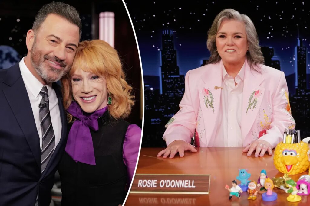 Kathy Griffin says she’s ‘really hurt’ after not being invited to ‘Jimmy Kimmel Live!’ during Rosie O’Donnell’s week hosting