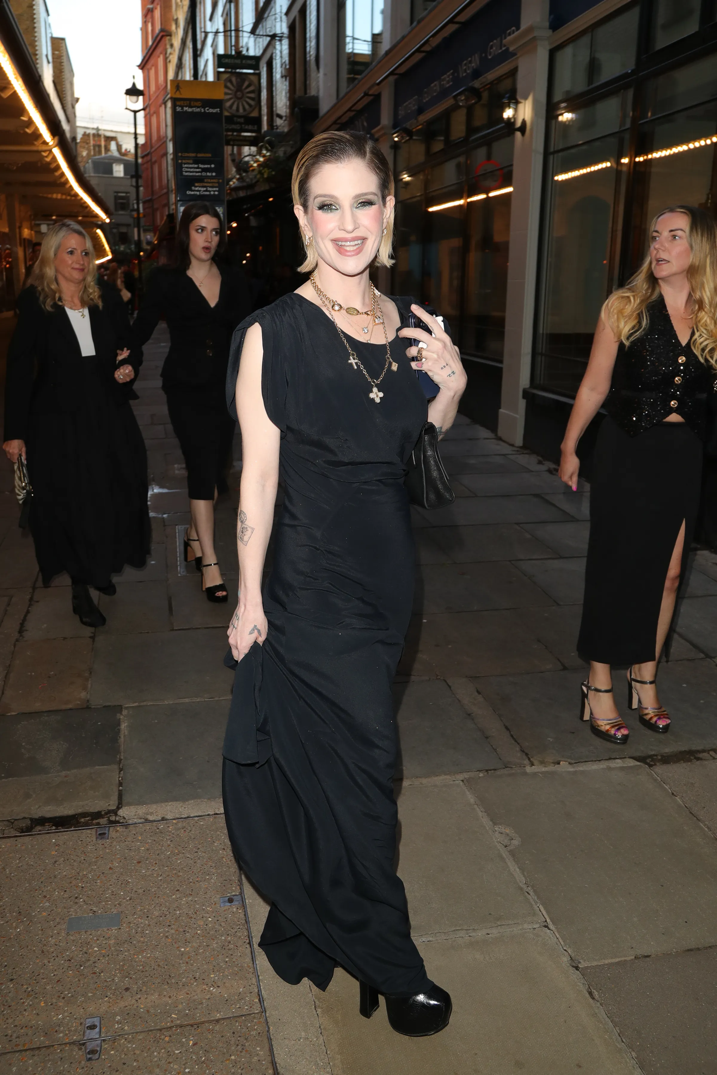Kelly Osbourne attends the launch of the Vivienne Westwood x J. Sheekey Terrace.