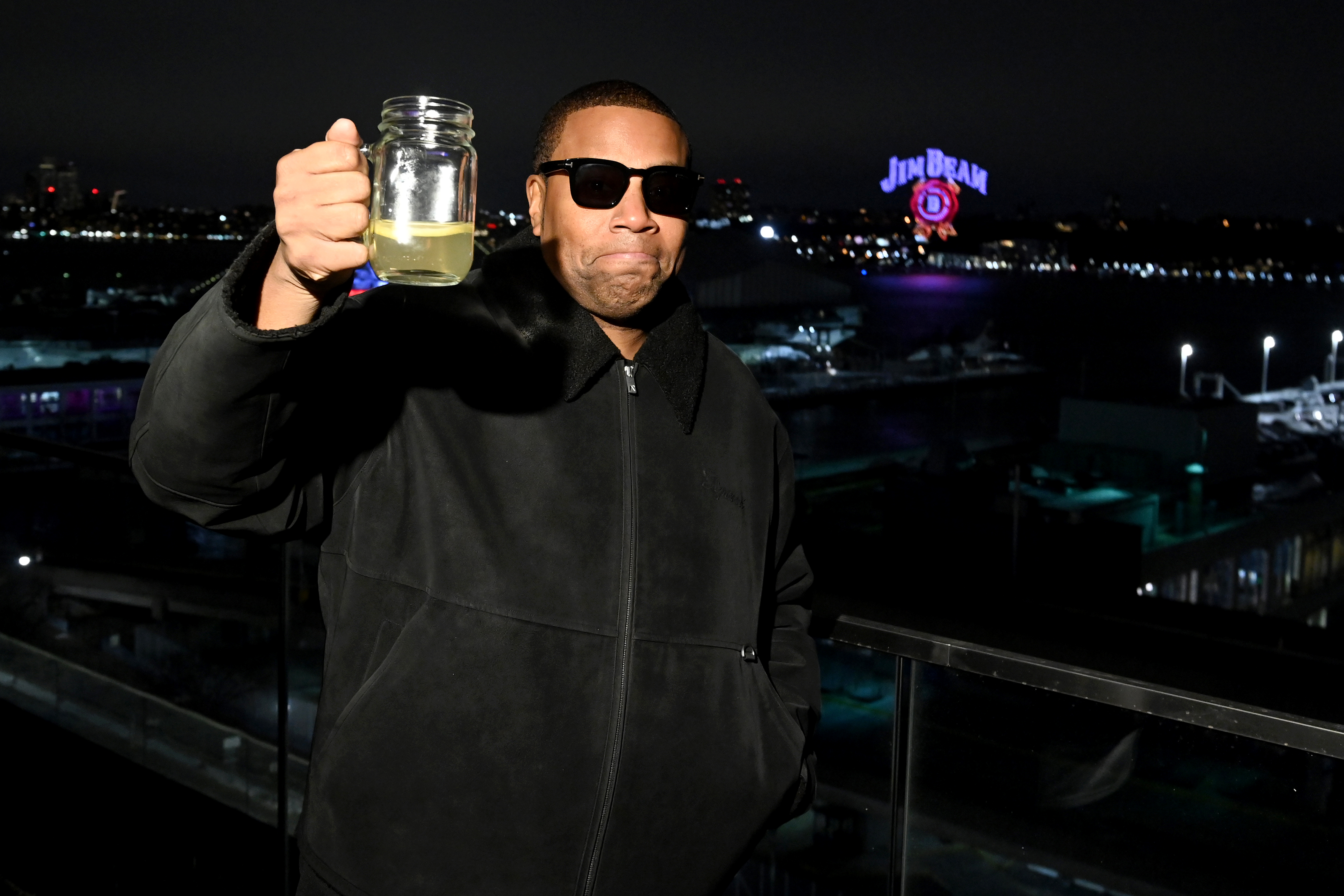 Kenan Thompson attends Jim Beam Refresh Your Season event.