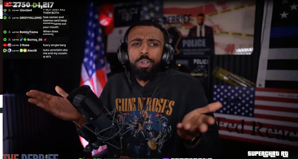 Myron Gaines on his podcast