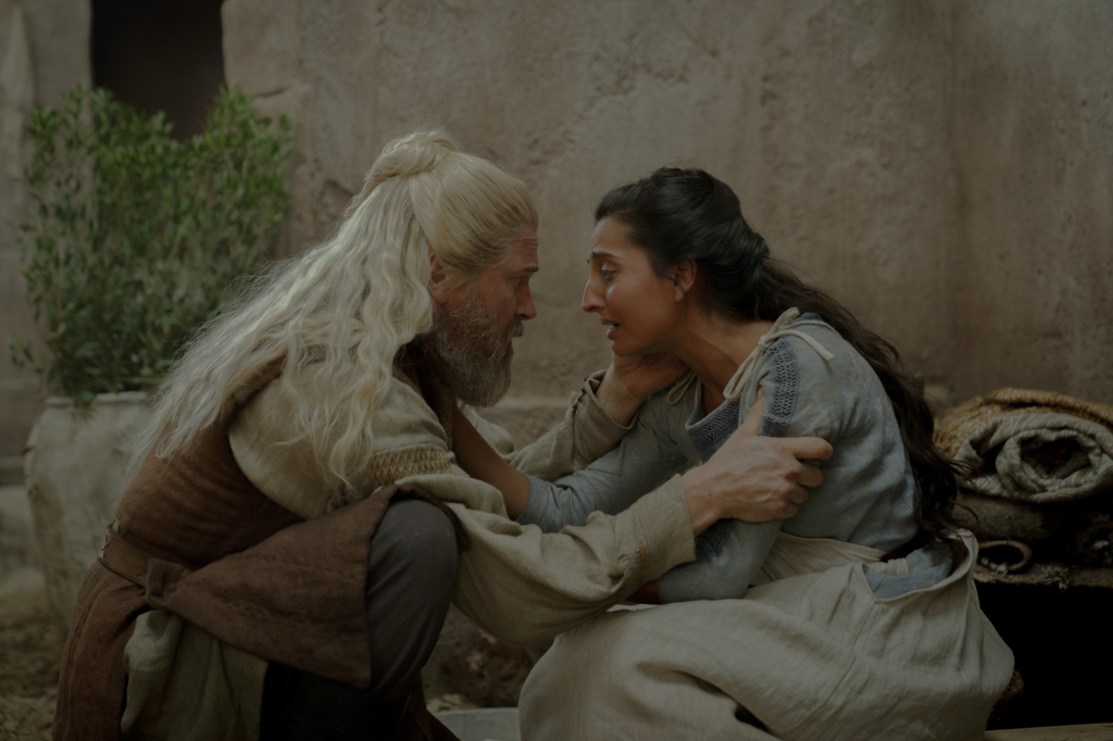 Kieran Bew and Ellora Torchia in a scene from 