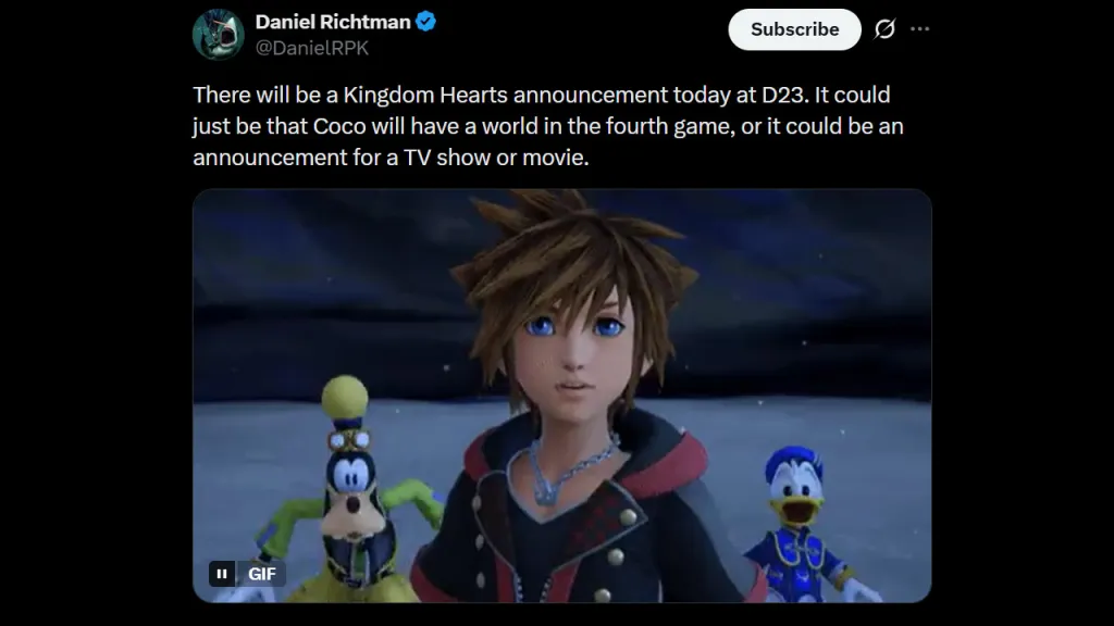 Kingdom Hearts D23 Leak 1