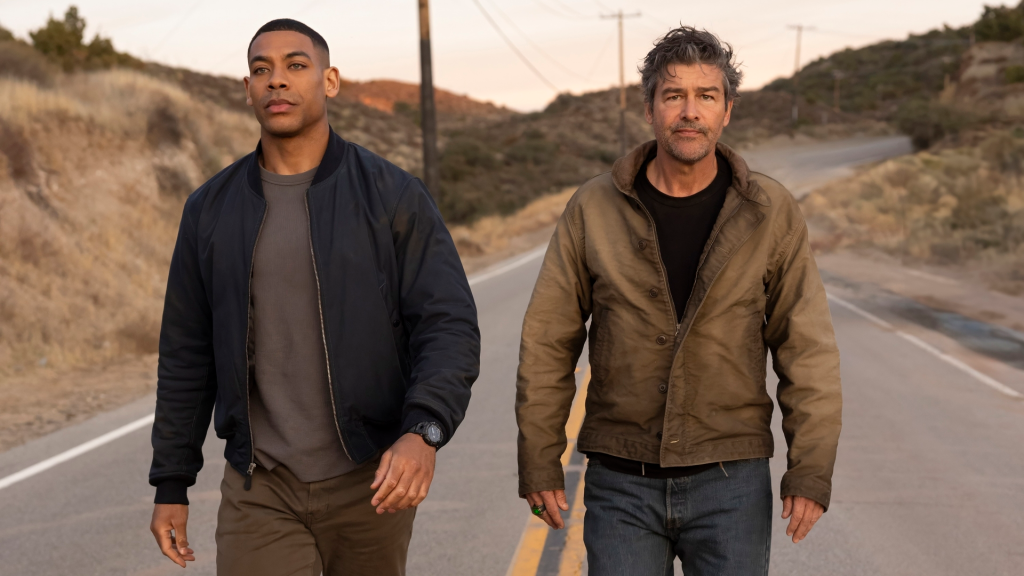 Kyle Chandler and Aaron Pierre in the HBO show