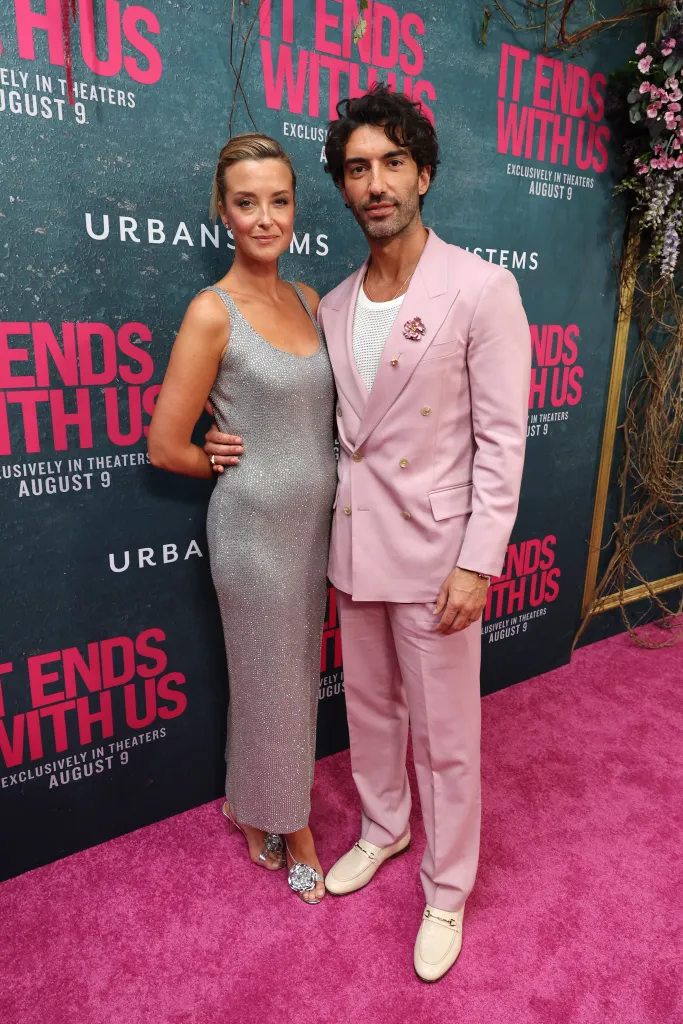 Emily Baldoni and Justin Baldoni at the world premiere of