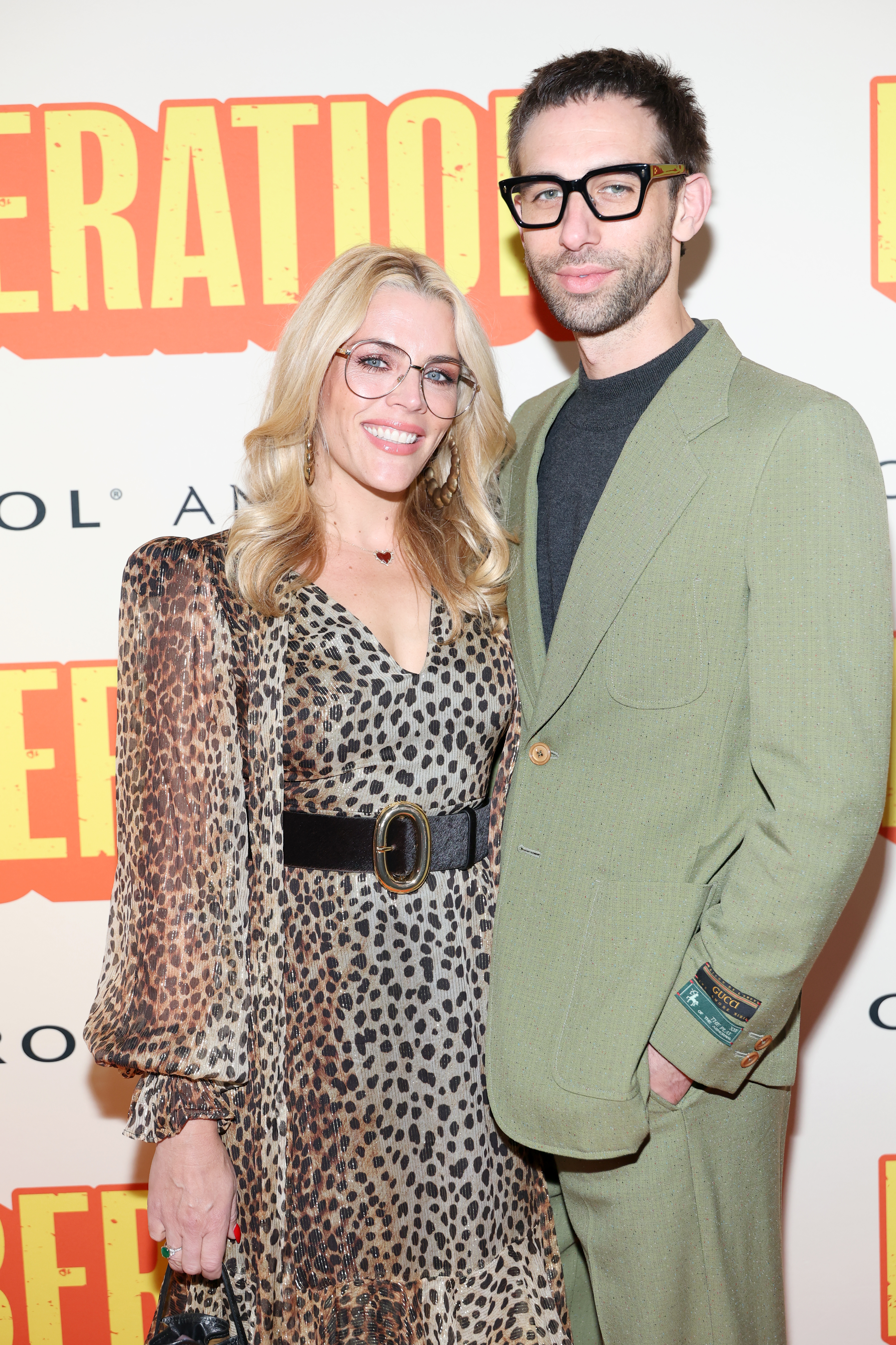 Busy Philipps and Blake Berris attend the Broadway opening night of 
