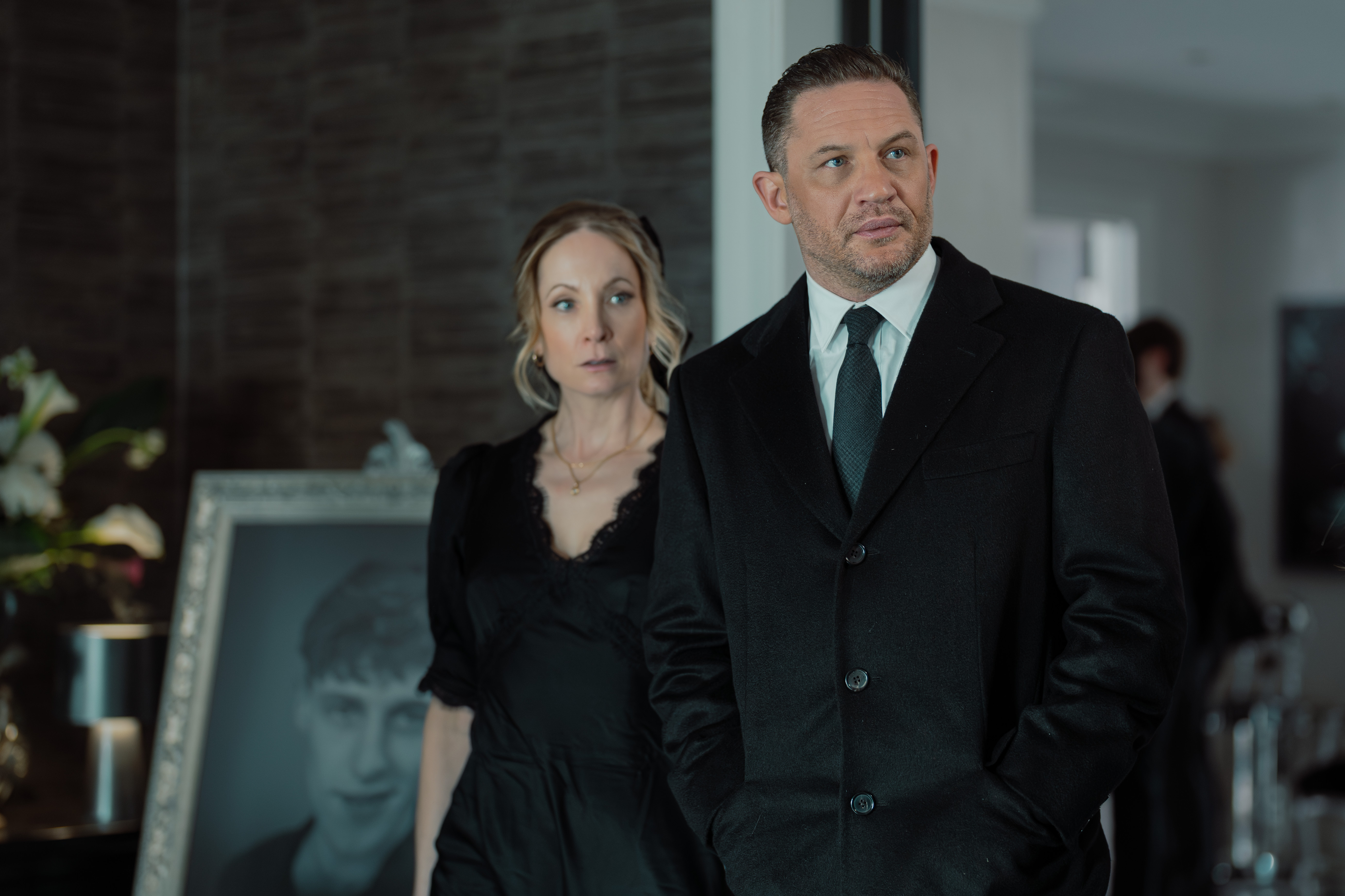 Joanne Froggatt and Tom Hardy.