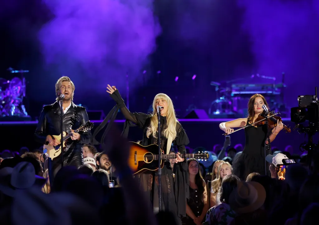 The Band Perry performing on stage at CMA Fest 2026.