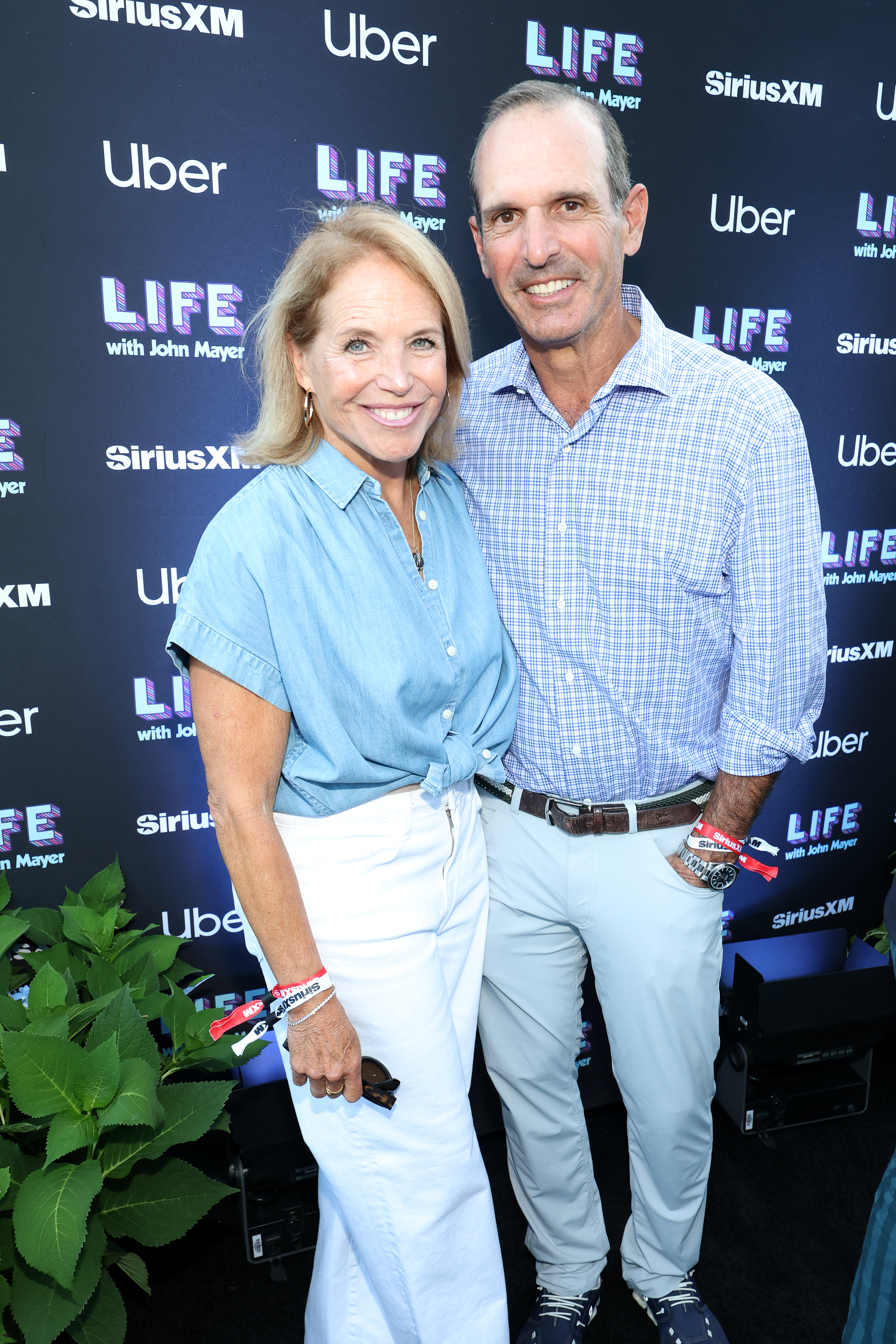 Katie Couric and John Molner