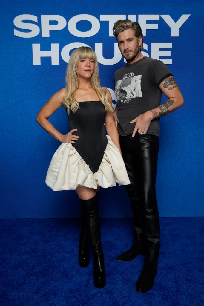 Kimberly Perry and Johnny Costello of The Band Perry at Spotify House at CMA Fest.