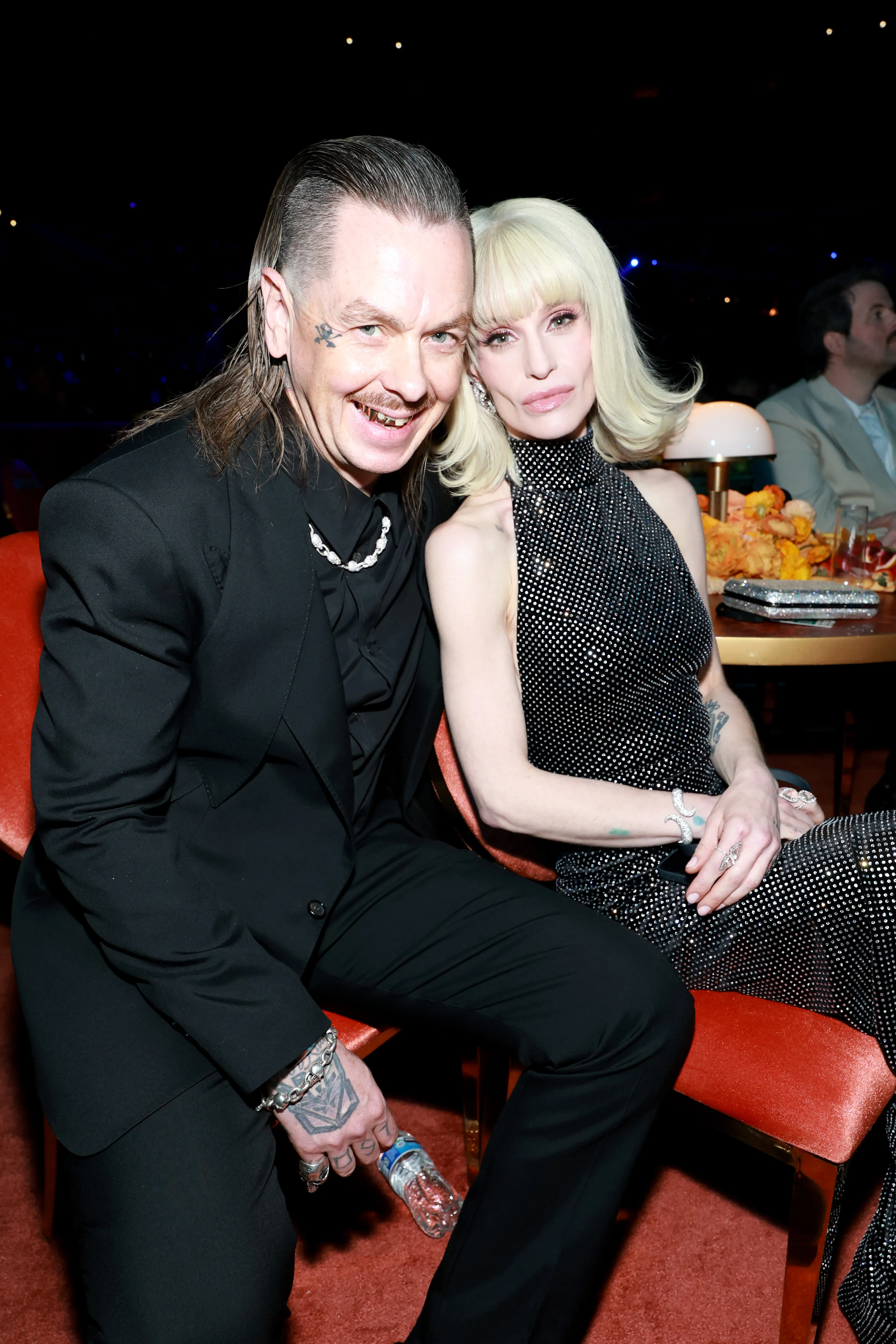 Sid Wilson and Kelly Osbourne at the 68th GRAMMY Awards.