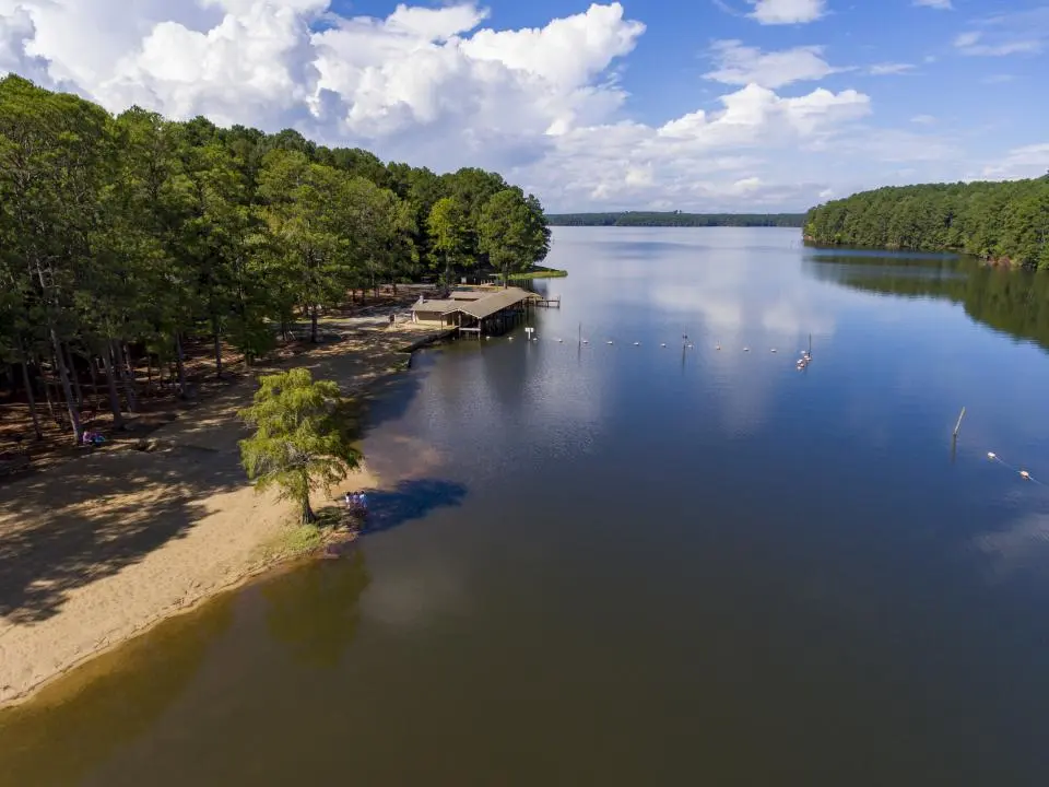 The health department said the infection was most likely acquired while Lillian Smart was swimming in Lake Claiborne