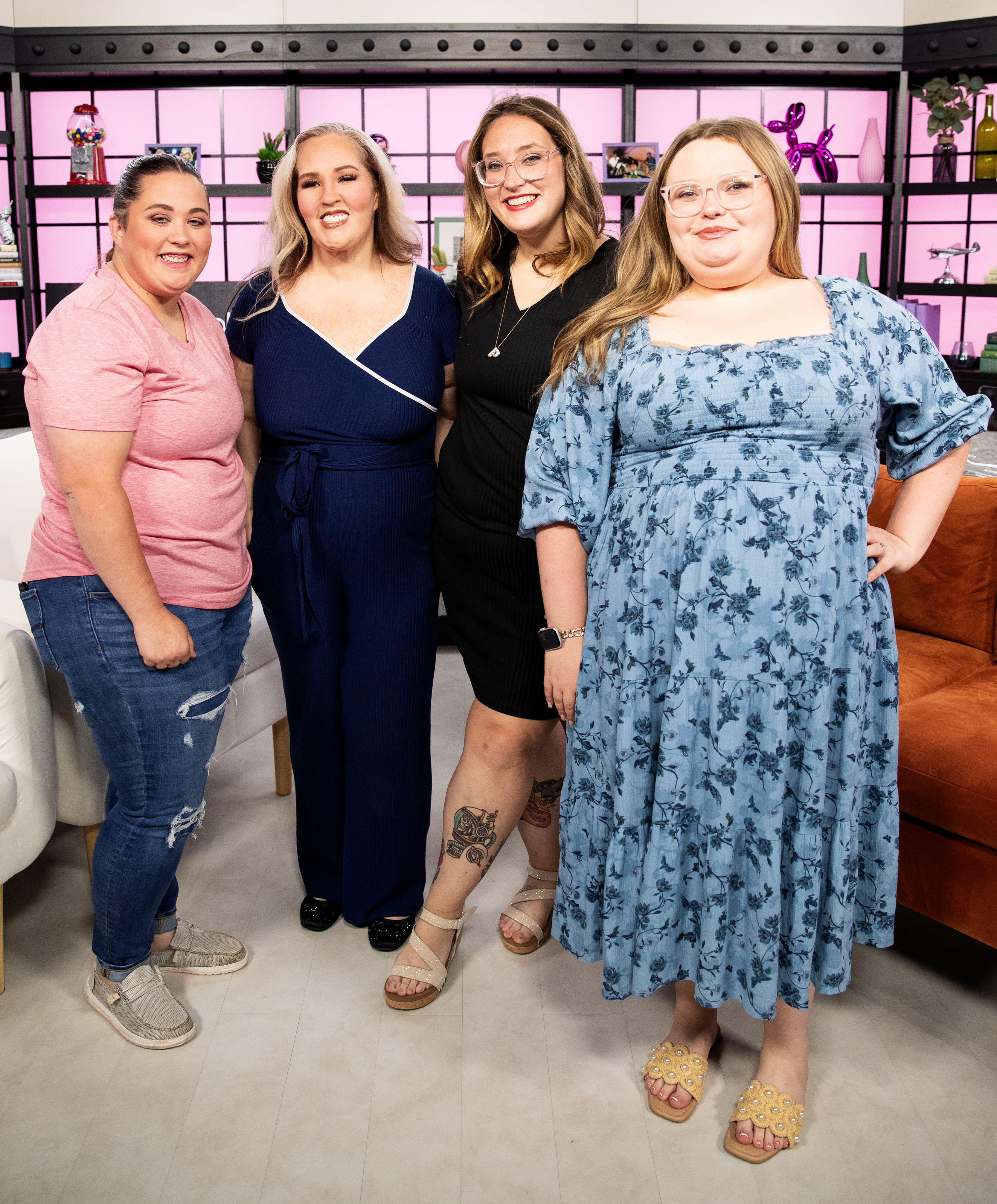 PICTURED L-R: Jessica Shannon, June Shannon (Mamma June), Lauryn Efird (Pumpkin), and Alana Thompson (Honey Boo Boo).