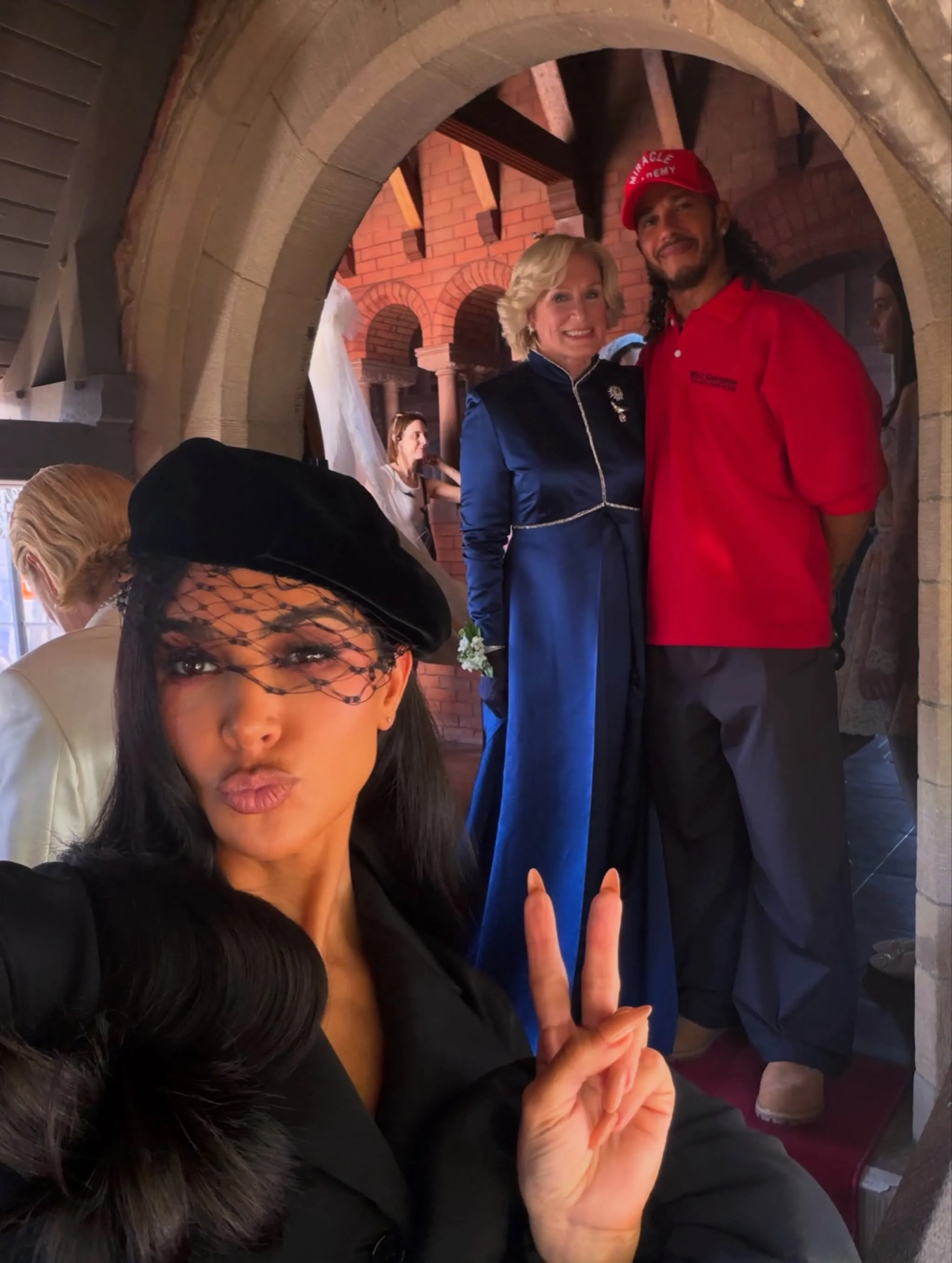 Lewis Hamilton, Kim Kardashian and Glenn Close.