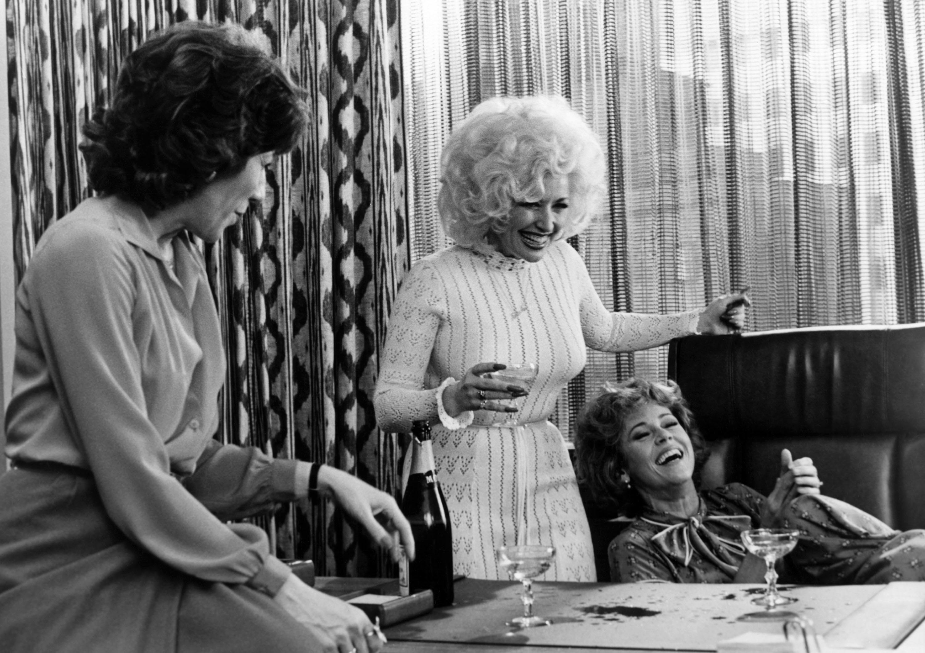 Lily Tomlin, Dolly Parton and Jane Fonda.