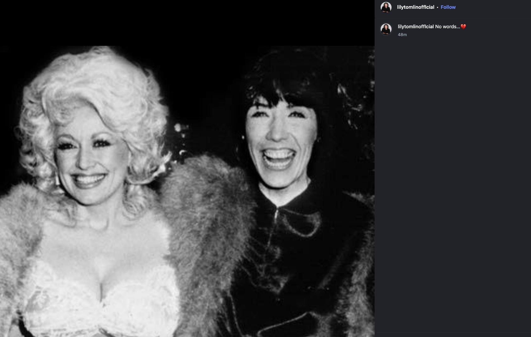 Dolly Parton and Lily Tomlin.