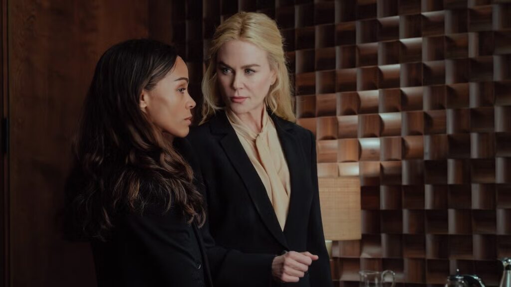 Zoe Saldaña and Nicole Kidman Have a Trick for Talking to Taylor Sheridan When a ‘Lioness’ Script Doesn’t Make Sense