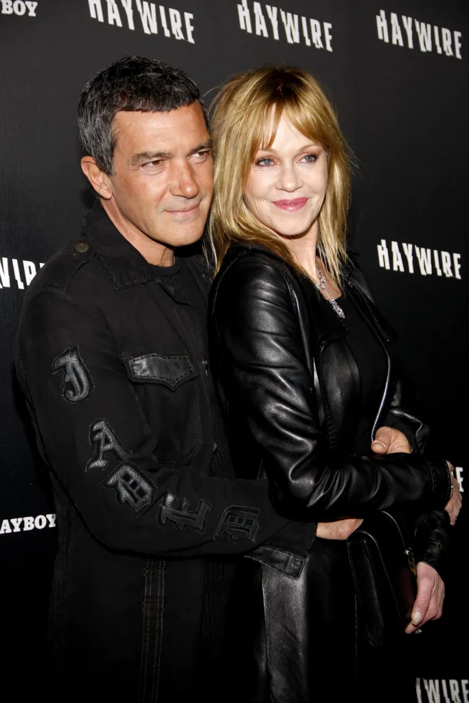 Antonio Banderas and Melanie Griffith at the Los Angeles premiere of Haywire.