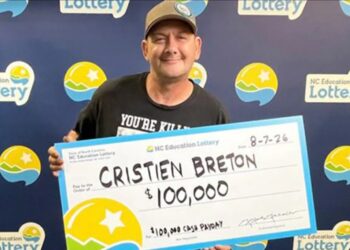 NC man wins lottery for second time — here is what he plans to do with the jackpot